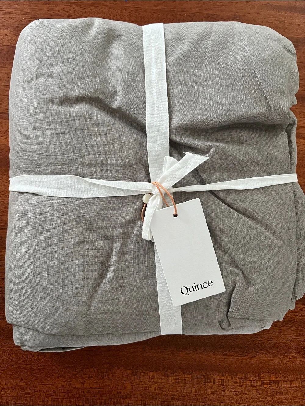 Quince European Linen True Blackout Curtain Panel 96x84